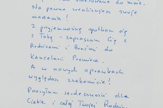 Premier pisze do Antosia