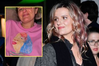 Wymęczona Zosia Zborowska pozuje córce do zdjęcia. W tym całym bałaganie na głowie i w sercu. Ludzie proszą o więcej