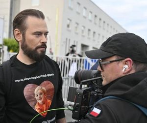 Stanowski przyszedł do TVP w bluzie promującej zbiórkę pieniędzy. Potrzeba jeszcze kilku milionów