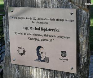 Racibórz: Odsłonięto obelisk poświęcony tragicznie zmarłemu asp. Michałowi Kędzierskiemu