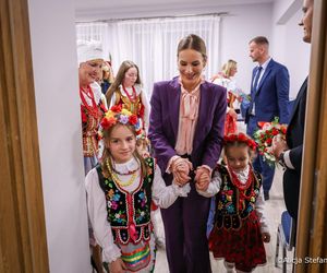 Marta Nawrocka spotkała się z młodymi gospodyniami