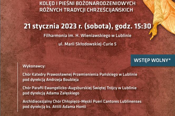 Ekumeniczny Koncert Kolęd w Lublinie 2023