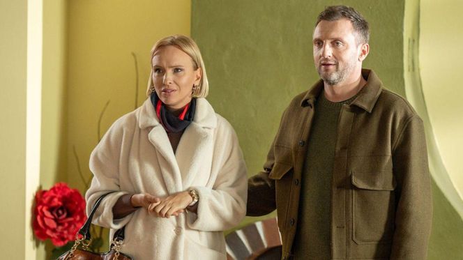 	M jak miłość odc. 1870. Dorota (Iwona Rejzner), Bartek (Arkadiusz Smoleński)