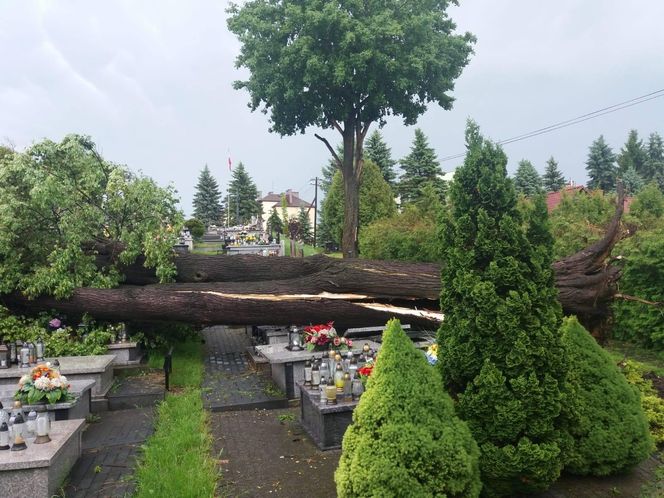Burze na Podkarpaciu