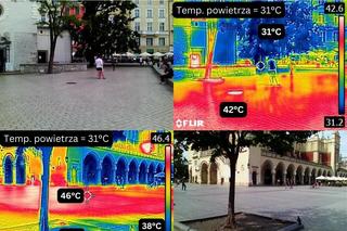 40 stopni na Rondzie Mogilskim, 45 na Plantach. Te zdjęcia pokazują, że zieleni potrzebujemy w Krakowie, jak nigdy wcześniej