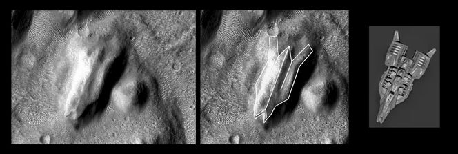 Tajemnicze konstrukcje odkryte na Marsie. "Piramida i papuga"