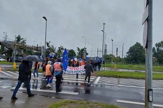 Strajk kolejarzy Bydgoszcz 28.07.25