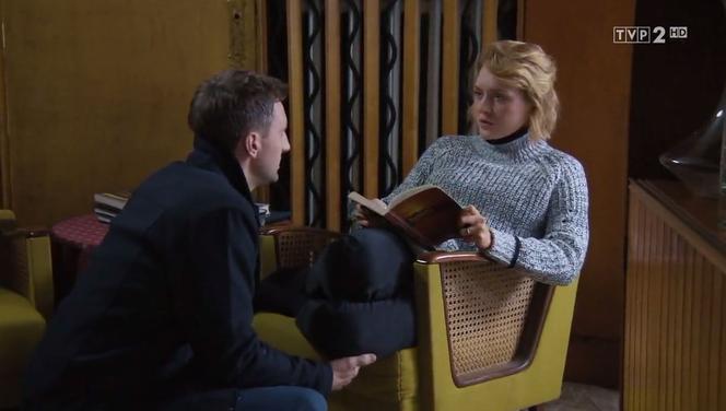M jak miłość odc. 1424. Ula (Iga Krefft), Bartek (Arkadiusz Smoleński)