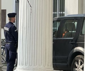 Akcja policji w centrum Warszawy