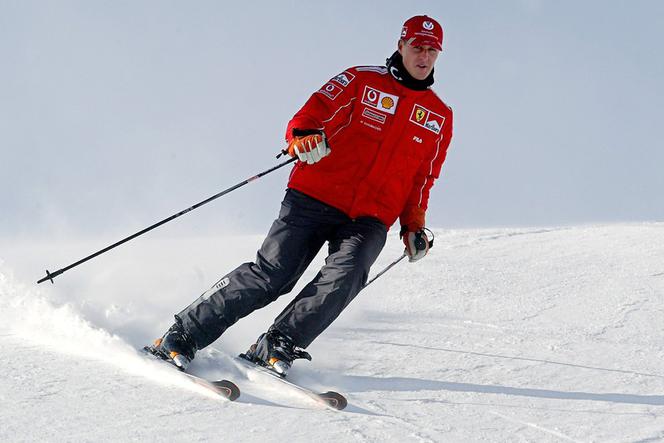 Michael Schumacher na nartach