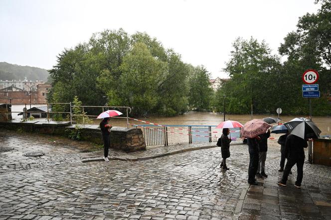 Kłodzko. Zalane centrum miasta