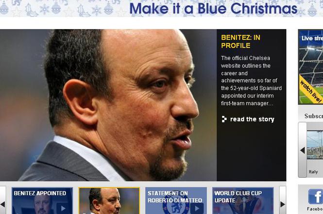 Rafa Benitez nowym trenerem Chelsea