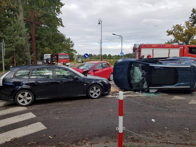 Wypadek Konstancin ul. Od Lasu