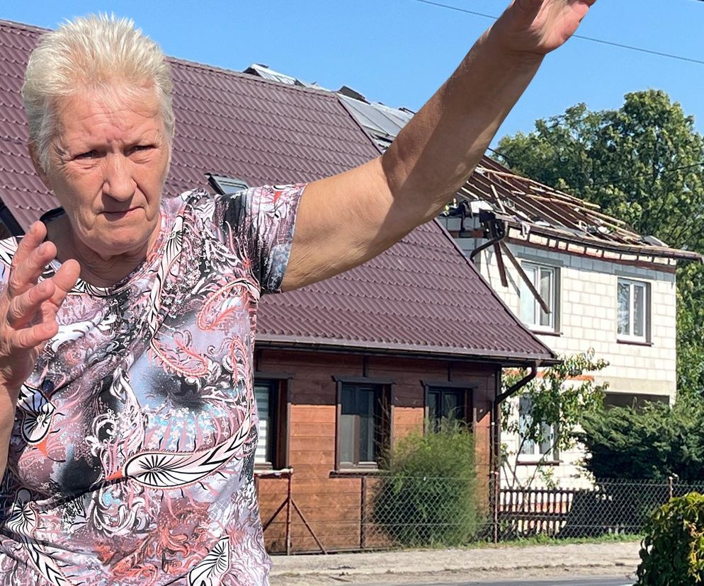 Rosyjski dron spadł na dom w Wyrykach. Huk był ogromny. Chwilowo straciłam słuch