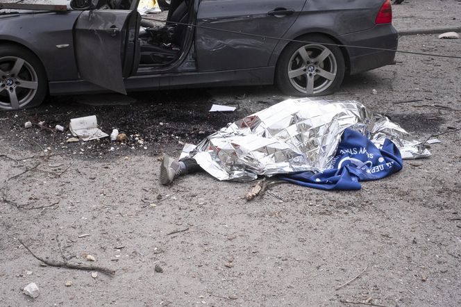 Miasto Sumy na Ukrainie.