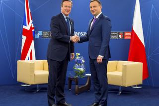 David Cameron Andrzej Duda