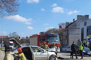 Wypadek w centrum Tarnowa