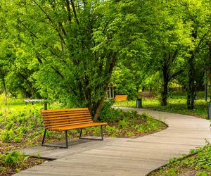 Park linearny przy ul. Suwak w Warszawie
