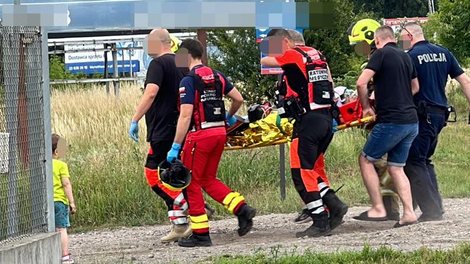 Czołowe zderzenie z motocyklem. Makabryczny wypadek w Rembelszczyźnie