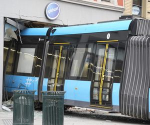 Norwegia. Tramwaj wjechał w sklep w Oslo, raniąc cztery osoby