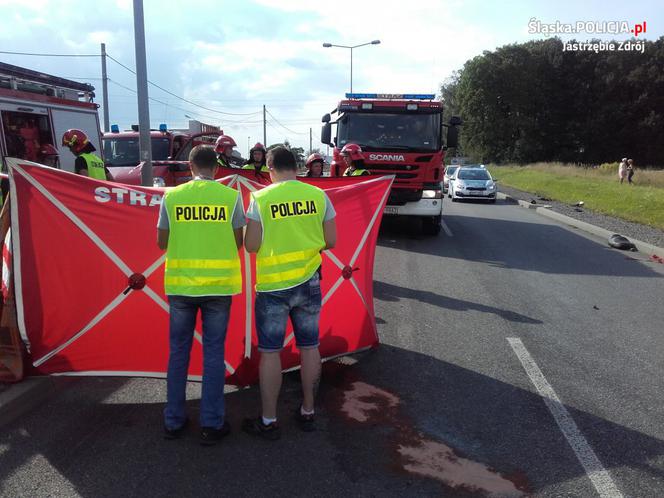 Jastrzębie-Zdrój: Śmiertelny wypadek motocyklisty [ZDJĘCIA]