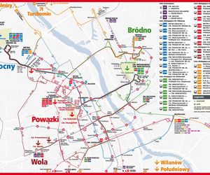 Dojazd na cmentarze z Warszawskim Transportem Publicznym