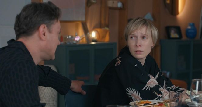 Barwy szczęścia odc. 3250. Robert Stefaniak (Paweł Ławrynowicz), Sonia (Weronika Nockowska)