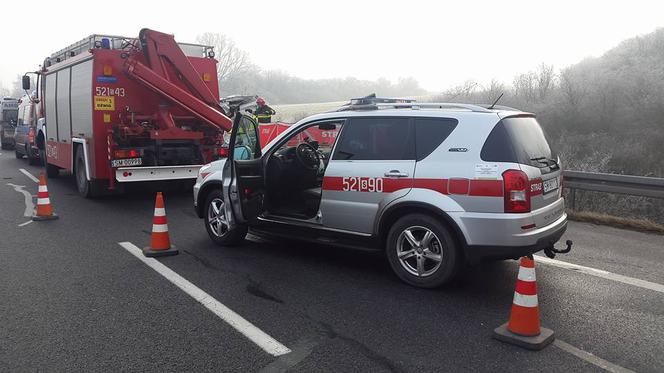 Śmiertelny wypadek na A4. Nie żyje pracownik obsługi autostrady