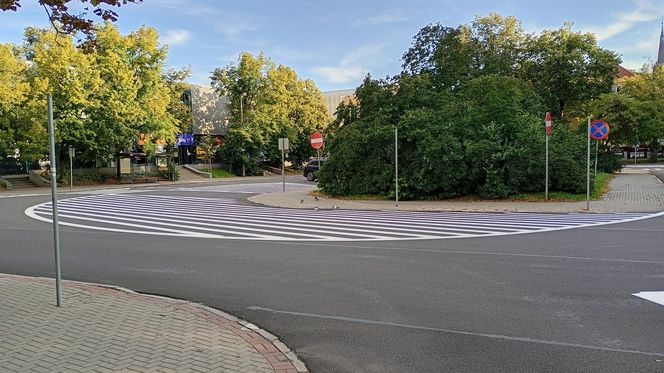 Prostokątne rondo znika z mapy Olsztyna. To było jedyne takie rondo w Europie