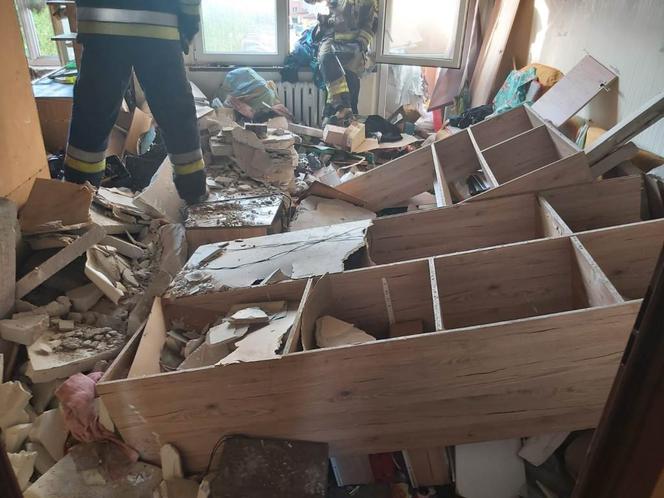 Białystok. Potężny WYBUCH w mieszkaniu. Na ścianie ocalał tylko obraz Jezusa