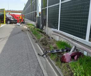 Wypadek na A4 koło Tarnowa - 21.05.2023r.