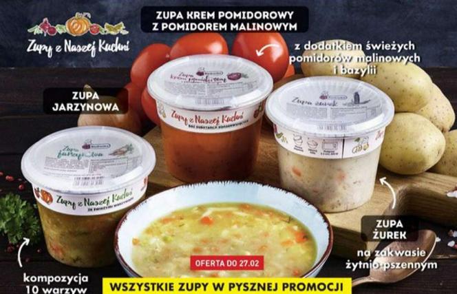 zupy 2+1 gratis