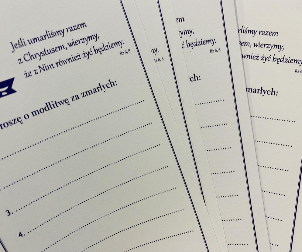 Wypominki za zmarłych