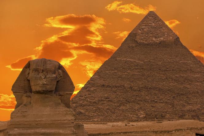 Egipt, piramida, sfinks