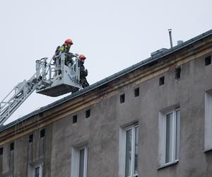 Pożar w kamienicy przy ul. Chodakowskiej