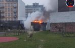 Pożar bazaru Różyckiego. To kolejny raz w ostatnich miesiącach