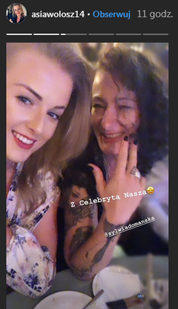 Asia Wołosz i Sylwia Domańska
