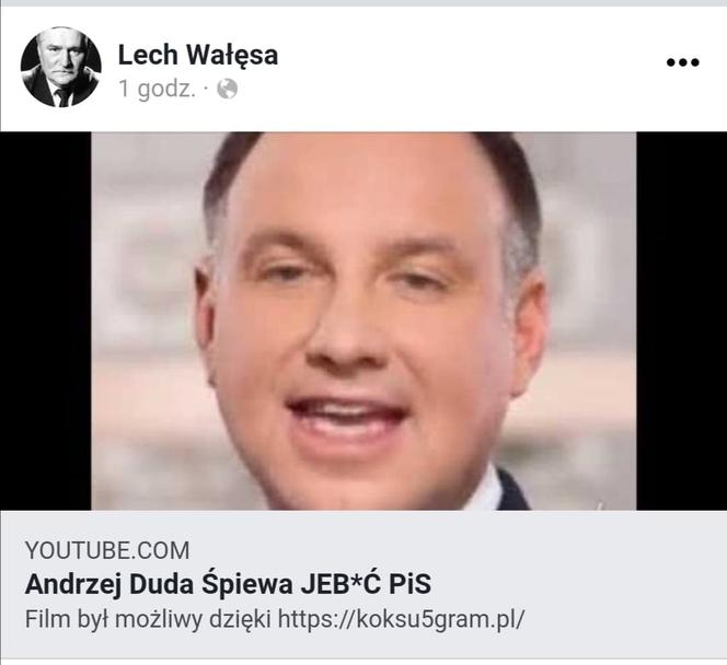 Lech Wałęsa Facebook