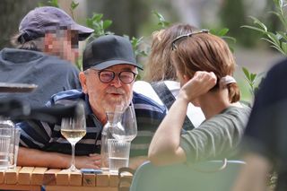 Edward Miszczak i Anna Cieślak na bazarku