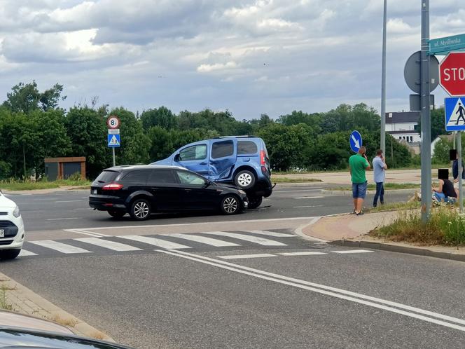 Wypadek ul. Kuronia w Białymstoku