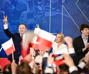 Rodzina Karola Nawrockiego na wieczorze wyborczym 