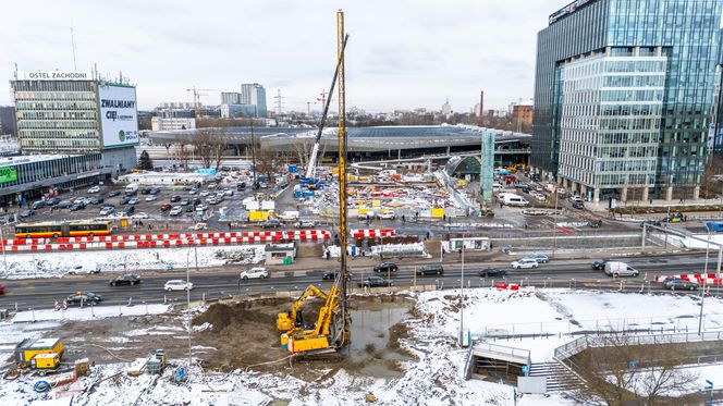 Budowa tramwaju do Dworca Zachodniego w styczniu 2025