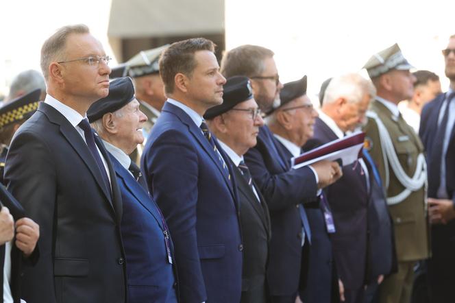 Andrzej Duda na Obchodach 80. rocznicy wybuchu Powstania Warszawskiego