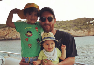 Messi z synami na wakacjach
