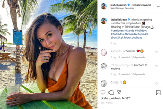Izabella Krzan na rajskich wakacjach. Zdjęcia modelski zachwycają fanów