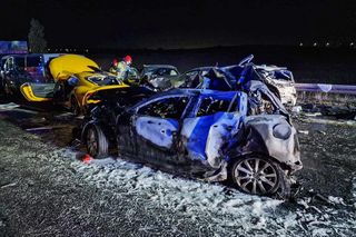 Tragiczny wypadek na S7 na S7 w kierunku Gdyni między wjazdem Lipce a Gdańsk Południe