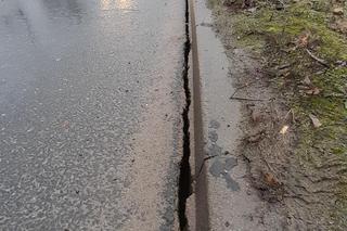 Jezdnia przy moście Pomorskim dosłownie pękła! Są utrudnienia w ruchu