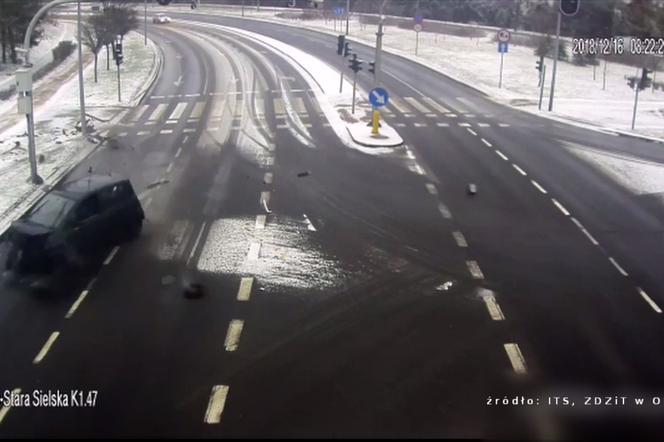 wypadek w Olsztynie
