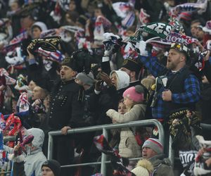 Kibice na meczu Górnik Zabrze - Lech Poznań