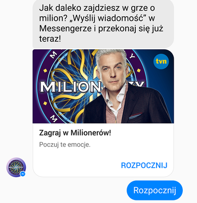 Milionerzy - gra na Messengerze. Facebook sprawdza Waszą wiedzę!